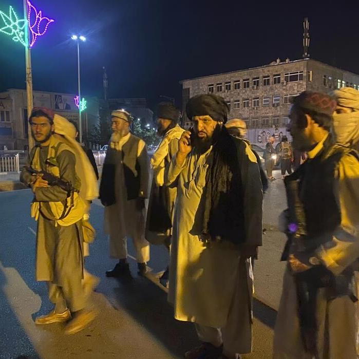 Taliban fighters take control of Kabul